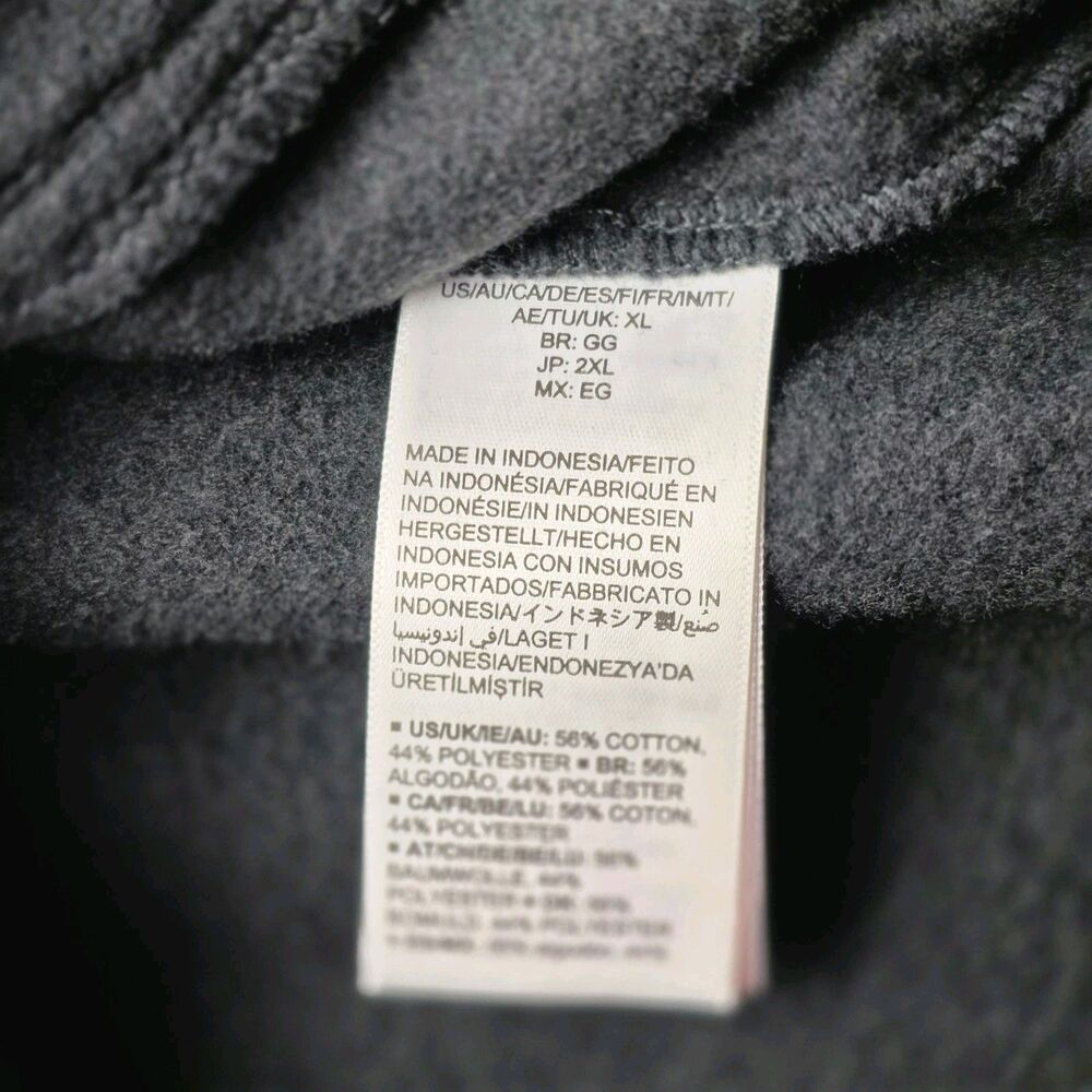 NWT Amazon Essentials Men's XL Black Mock Neck Fleece Zip Up - Picture 4 of 8
